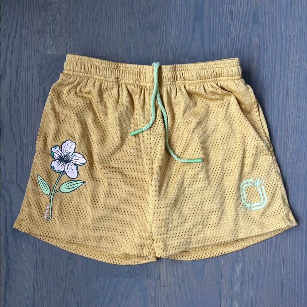 Overtime Yellow Shorts